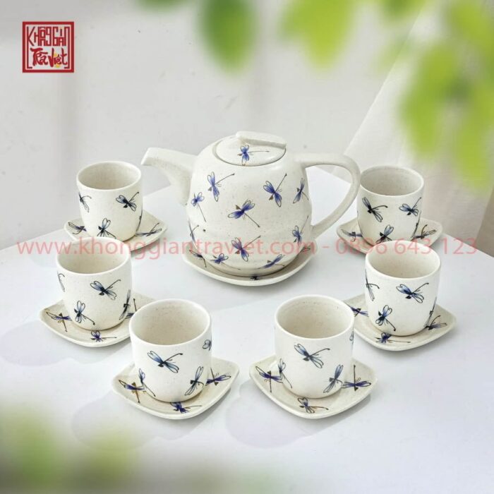 Bo Am Tra Su Ly Tru Bat Trang Men Trang Ve Chuon Chuon Xanh.jpg