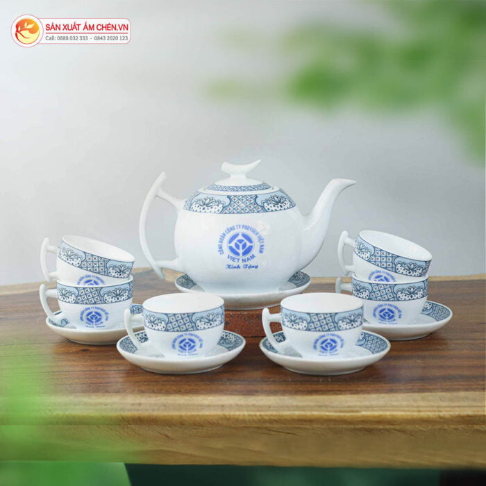 QuÀ TẶng CÔng ĐoÀn BỘ Ấm ChÉn In Logo 1
