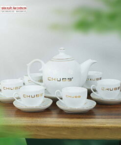 QuÀ TẶng CÔng ĐoÀn BỘ Ấm ChÉn In Logo 2