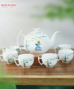QuÀ TẶng CÔng ĐoÀn BỘ Ấm ChÉn In Logo 3