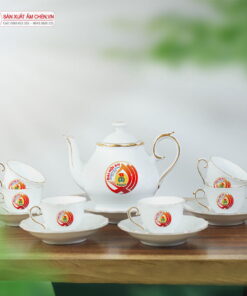 QuÀ TẶng CÔng ĐoÀn BỘ Ấm ChÉn In Logo 4