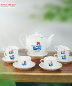 QuÀ TẶng CÔng ĐoÀn BỘ Ấm ChÉn In Logo 7